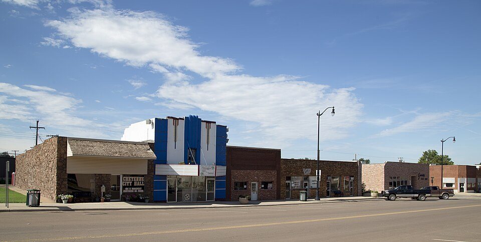 Town center — Cheyenne, Oklahoma