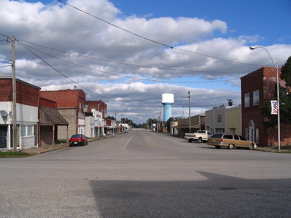 Downtown street — Commerce, Oklahoma