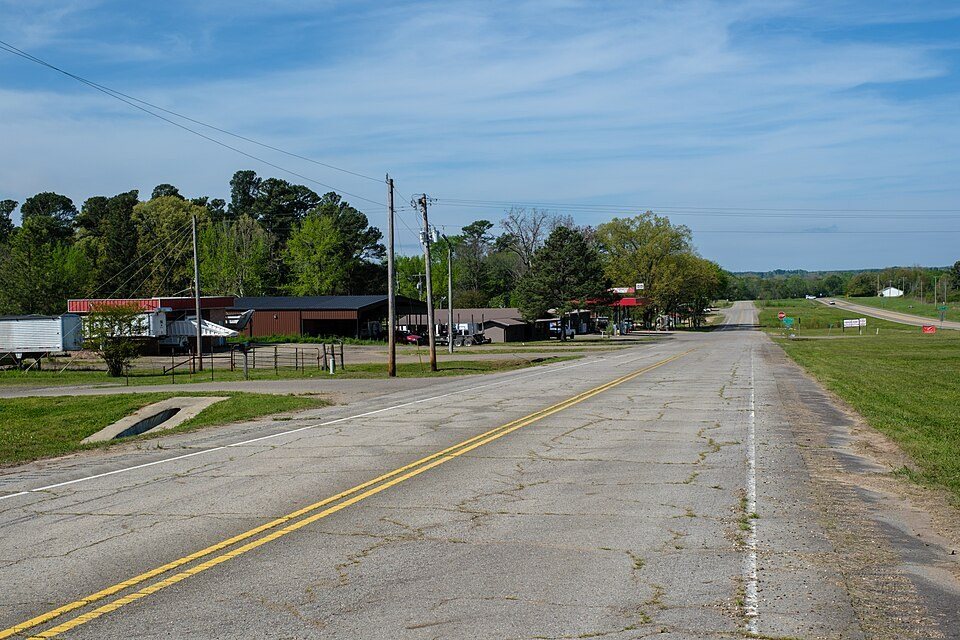 Outer Road near U.S. Highway 70 — Eagletown, Oklahoma