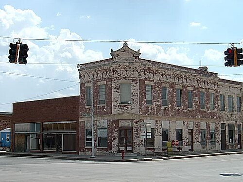 Sheb Wooley and Roger Miller street intersection — Erick, Oklahoma